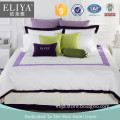 ELIYA 100% cotton 5 star hotel hand embroidery bed sheet
